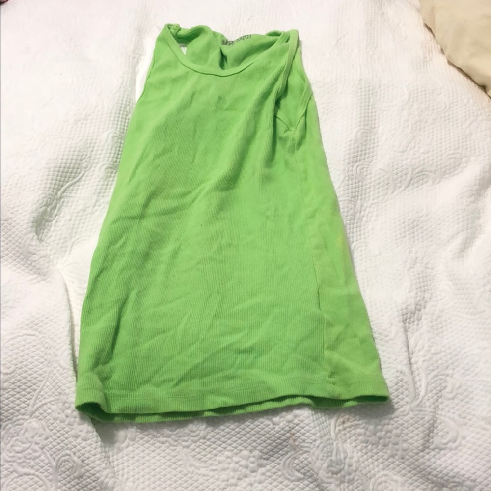rock candy green tank-top